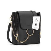 Rucsac dama piele naturala DiAmanti Catania Negru